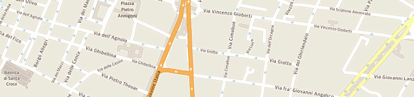 Mappa della impresa mugnaini a FIRENZE