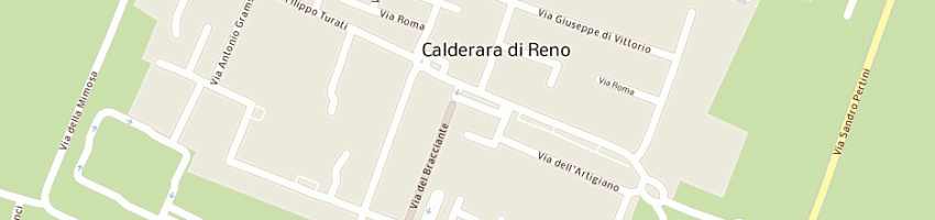 Mappa della impresa cassa di risparmio in bologna spa a CALDERARA DI RENO