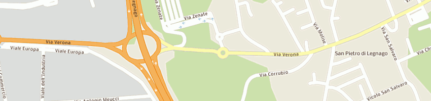 Mappa della impresa car diesel spa a LEGNAGO