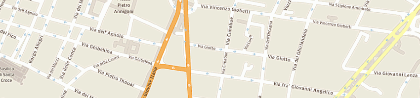 Mappa della impresa asz progetti srl a FIRENZE