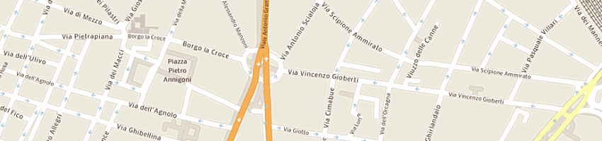 Mappa della impresa calzabella merceria a FIRENZE