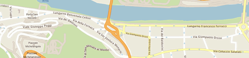 Mappa della impresa trattoria l'orologio a FIRENZE