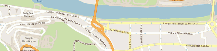 Mappa della impresa moto e co snc a FIRENZE