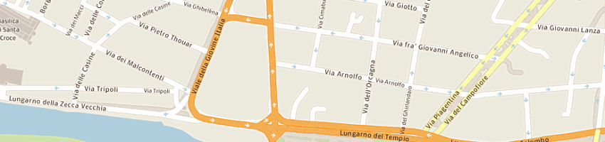 Mappa della impresa ds sas assicurazioni di donatini e serlupi d'ongran a FIRENZE