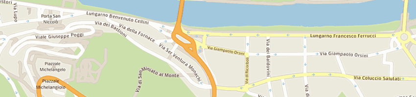 Mappa della impresa 4 e 3 di cicali e fantappie' - sas a FIRENZE