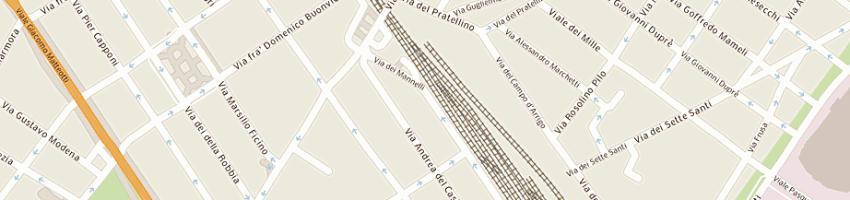 Mappa della impresa riccio antonio a FIRENZE