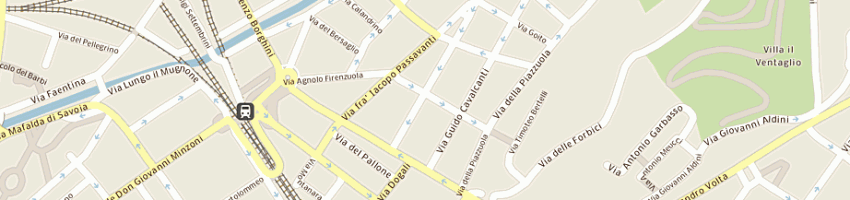 Mappa della impresa franci vanna a FIRENZE