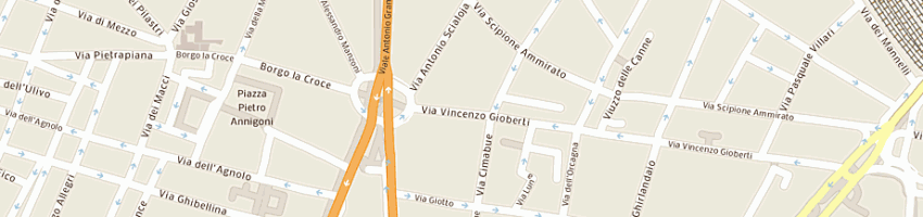Mappa della impresa cartoleria claudia di gandolfi claudia a FIRENZE