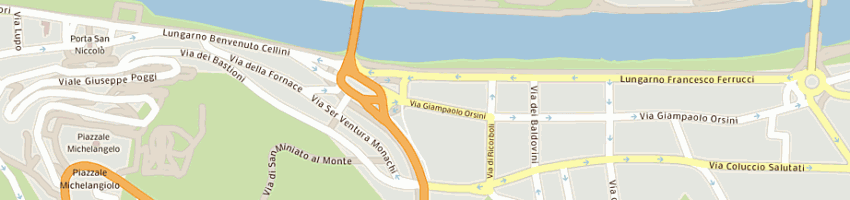 Mappa della impresa gescam a FIRENZE