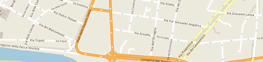 Mappa della impresa rosselli di silverio rosselli e c (sas) a FIRENZE