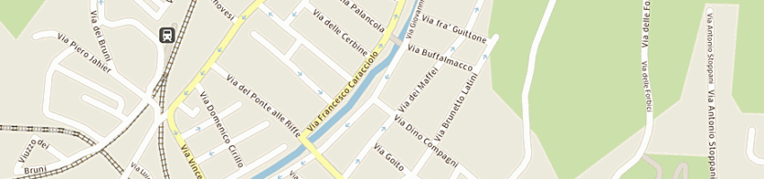 Mappa della impresa ganga snc a FIRENZE