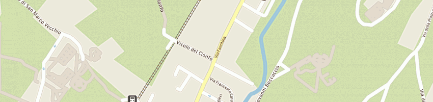 Mappa della impresa benucci andrea a FIRENZE
