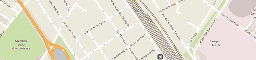 Mappa della impresa parrucchiere andrea unisex a FIRENZE