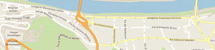 Mappa della impresa sicuragro srl a FIRENZE