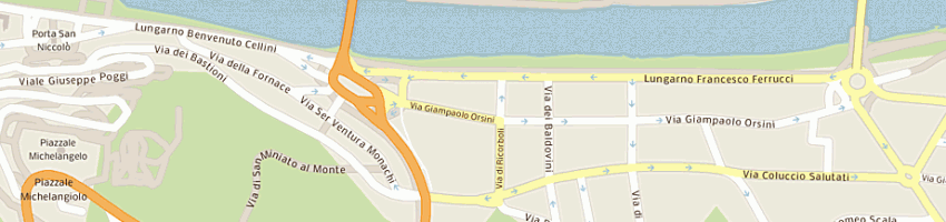 Mappa della impresa zoppi massimo a FIRENZE