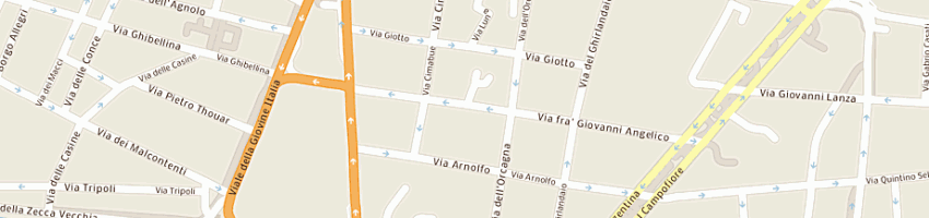 Mappa della impresa collini srl a FIRENZE
