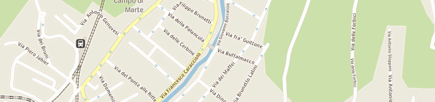 Mappa della impresa chiussi a FIRENZE