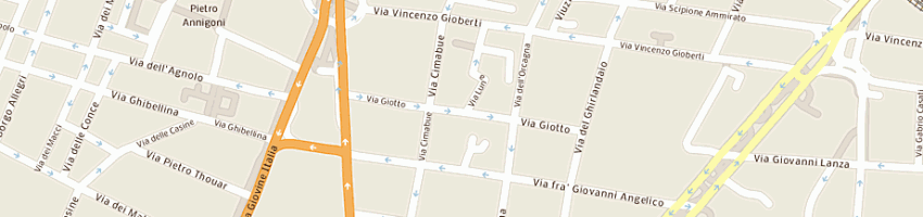 Mappa della impresa autoeur srl a FIRENZE