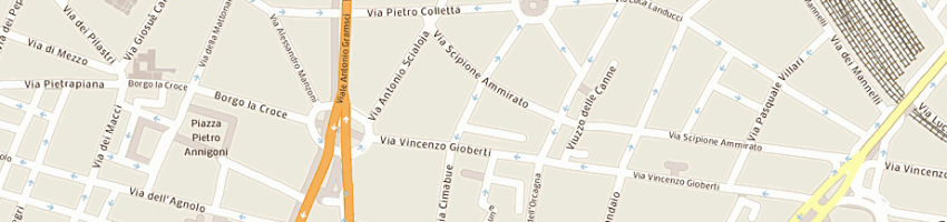 Mappa della impresa sindacato prov inciale gioranalai a FIRENZE