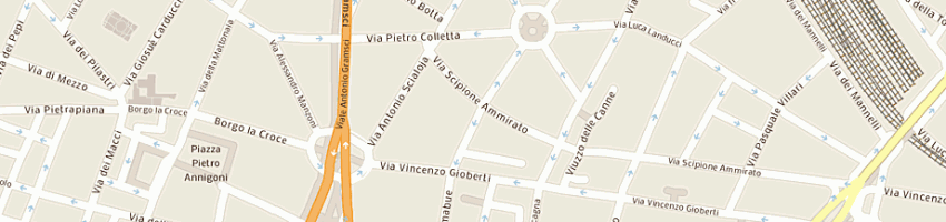Mappa della impresa fontani solo donna sas a FIRENZE