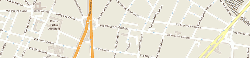 Mappa della impresa vetrart maioli srl a FIRENZE