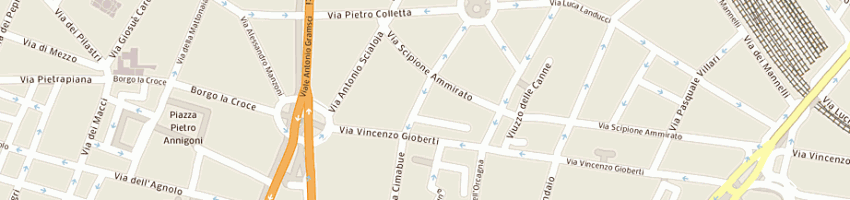 Mappa della impresa tema 2 lab odontotecnico snc a FIRENZE