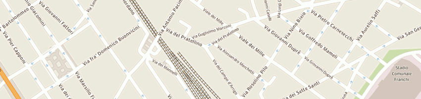 Mappa della impresa new cedif srl a FIRENZE
