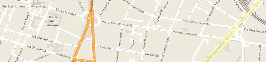 Mappa della impresa studio m di affortunati paolo e martelli andrea a FIRENZE