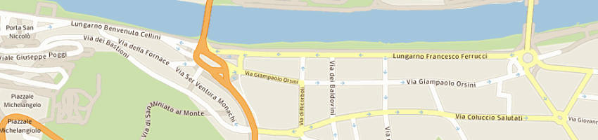 Mappa della impresa omnia di gervasi bice e cortesi claudia a FIRENZE