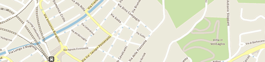 Mappa della impresa di guglielmo rosa maria a FIRENZE