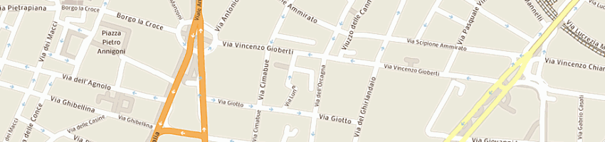 Mappa della impresa the florence academy of art a FIRENZE