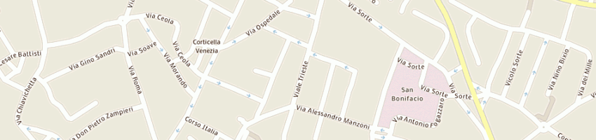 Mappa della impresa vetreria signorato a SAN BONIFACIO