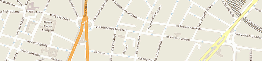 Mappa della impresa grazzini paolo a FIRENZE