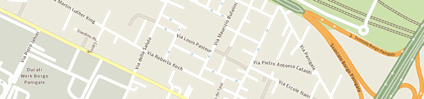Mappa della impresa parrucchiera angela unisex a BOLOGNA