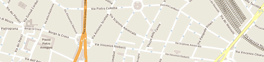 Mappa della impresa bartolini alfredo a FIRENZE