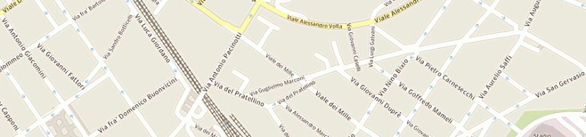 Mappa della impresa mossuto guglielmo a FIRENZE