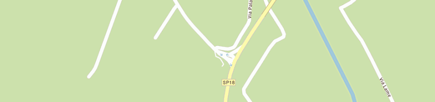 Mappa della impresa osteria la vecia ustari' dl'umaren a SALA BOLOGNESE