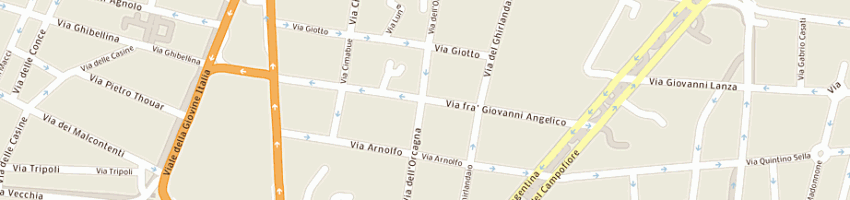 Mappa della impresa napa srl a FIRENZE