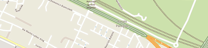 Mappa della impresa nuoto sprint borgo a BOLOGNA