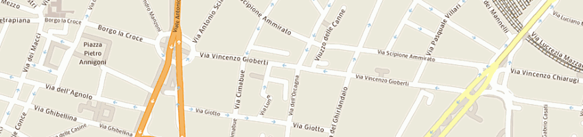 Mappa della impresa calzoleria full scarpe e borse di natale vittoria a FIRENZE