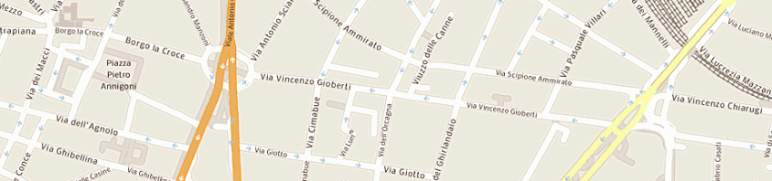 Mappa della impresa vaniglia a FIRENZE