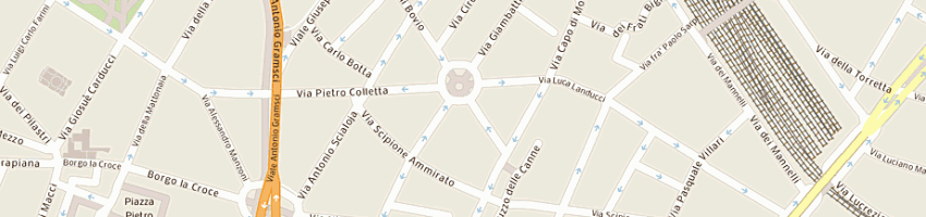 Mappa della impresa club della moda sas a FIRENZE
