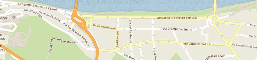 Mappa della impresa camellini arturo e c sdf a FIRENZE