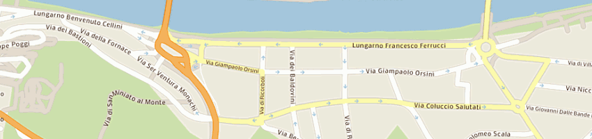Mappa della impresa silvi srl a FIRENZE