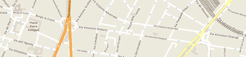 Mappa della impresa pizzeria le stagioni a FIRENZE