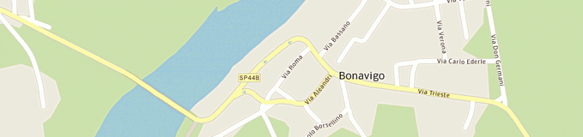 Mappa della impresa bar caffetteria al parco a BONAVIGO