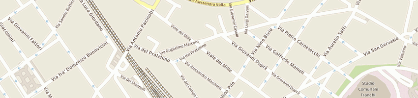 Mappa della impresa sof servizi ospedalieri fiorentini spa a FIRENZE