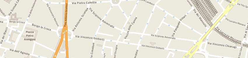 Mappa della impresa officina franceschi di franceschi franco a FIRENZE