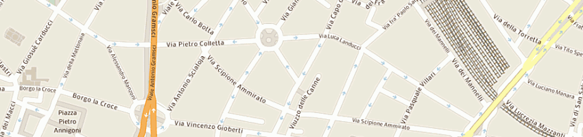 Mappa della impresa caponera giovanni a FIRENZE