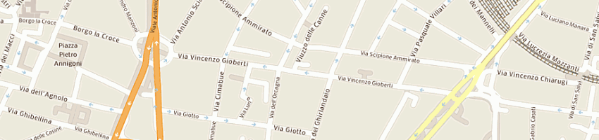 Mappa della impresa follow me (srl) a FIRENZE